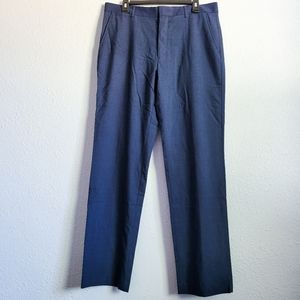 JF J Ferrar Men's Slim Fit Dress Pants Blue  W34 L32